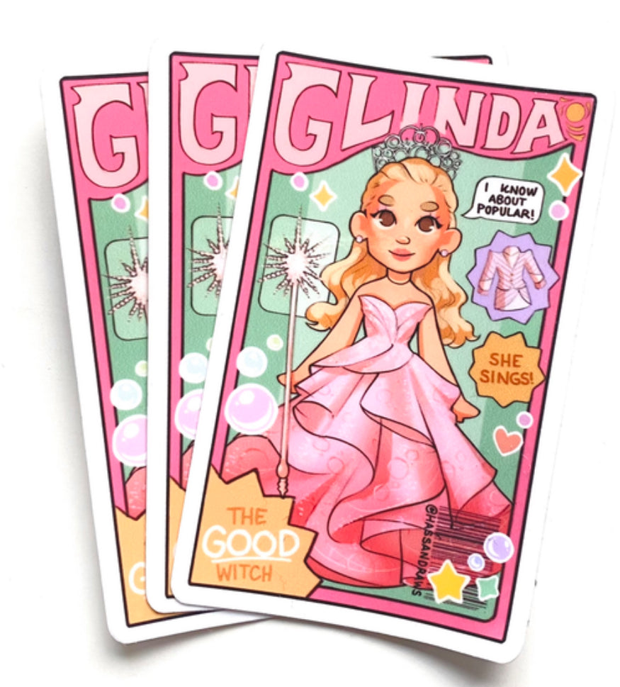Good Witch Wicked Doll Sticker