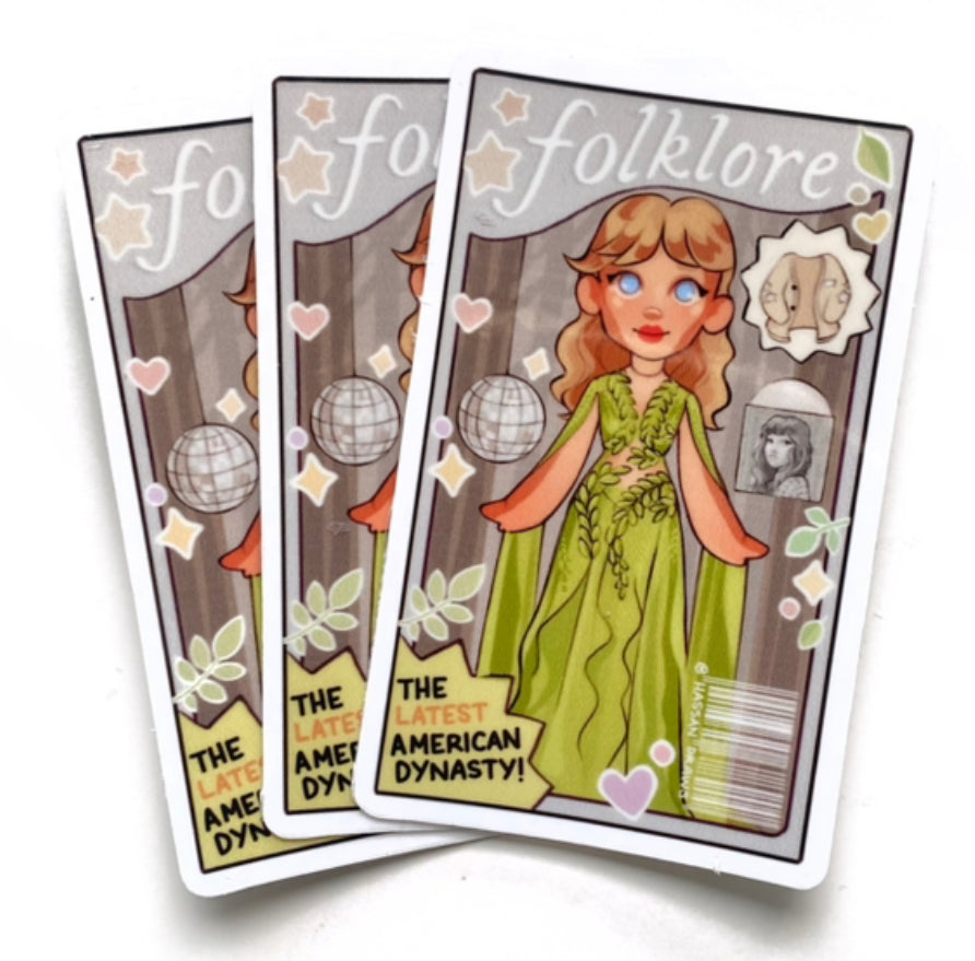 Folk Eras Doll Sticker