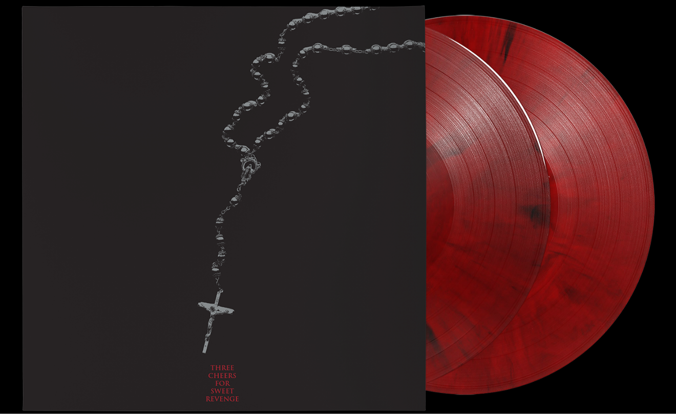 MY CHEMICAL ROMANCE - THREE CHEERS FOR SWEET REVENGE (DELUXE EDITION) RED/MARBLE LP
