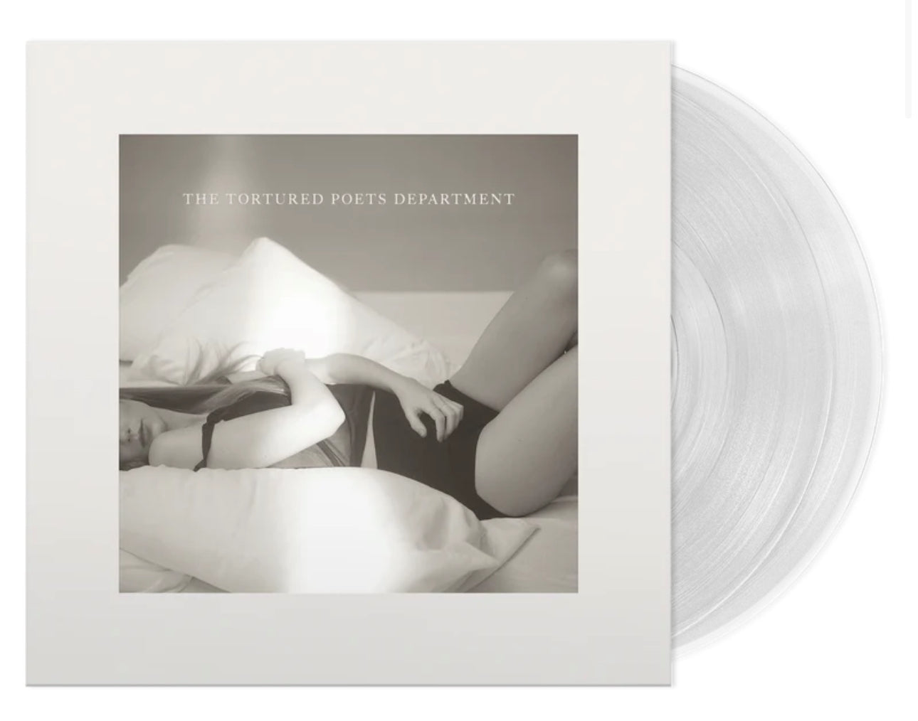 Taylor Swift -
The Tortured Poets Department: Phantom Clear Vinyl 2LP (+ Bonustrack „The Manuscript“)