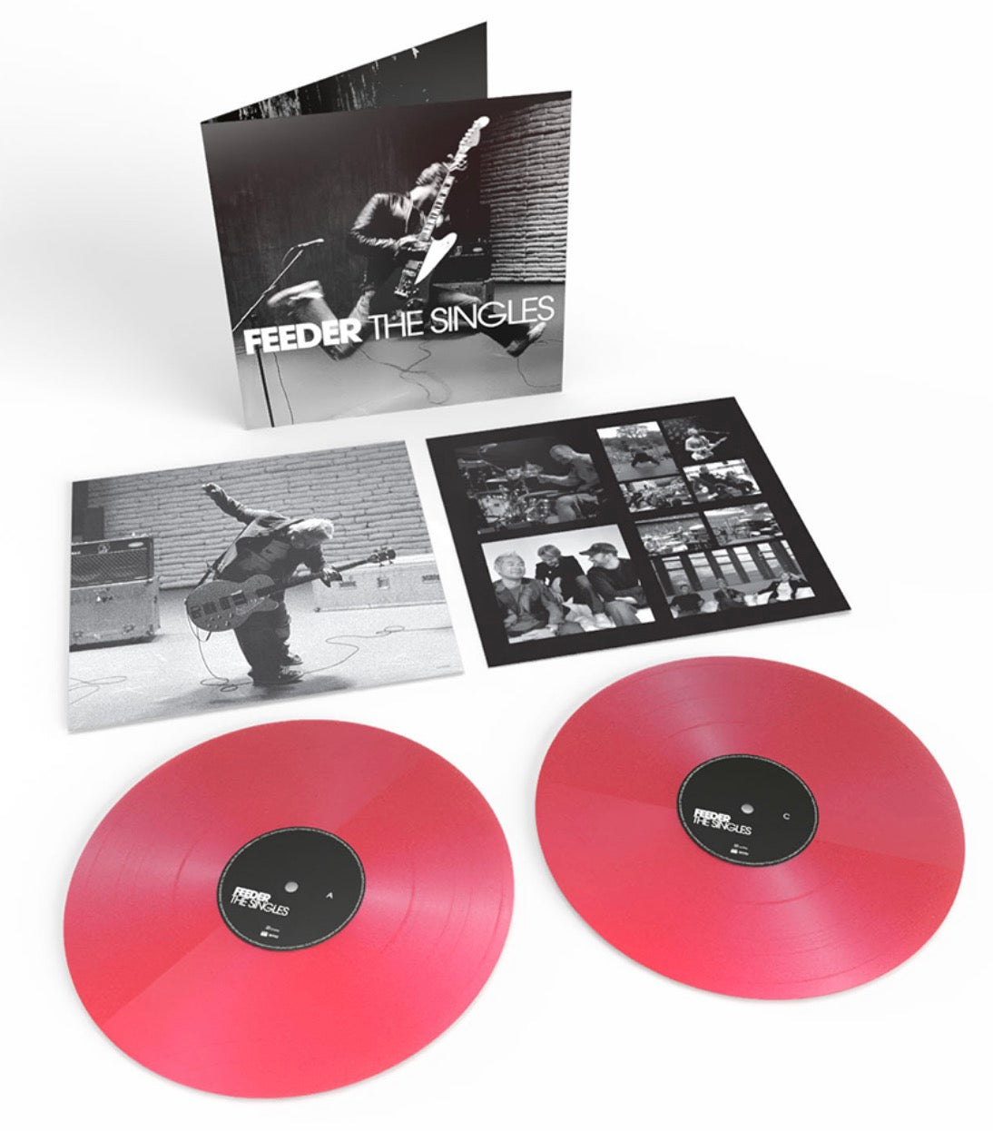 FEEDER - The Singles 2 X Pink LP