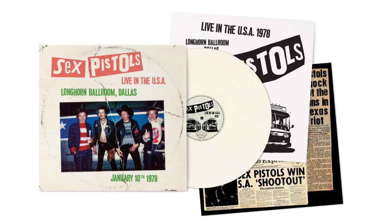 Sex Pistols - Live In The U.S.A 1978 – Dallas White Vinyl