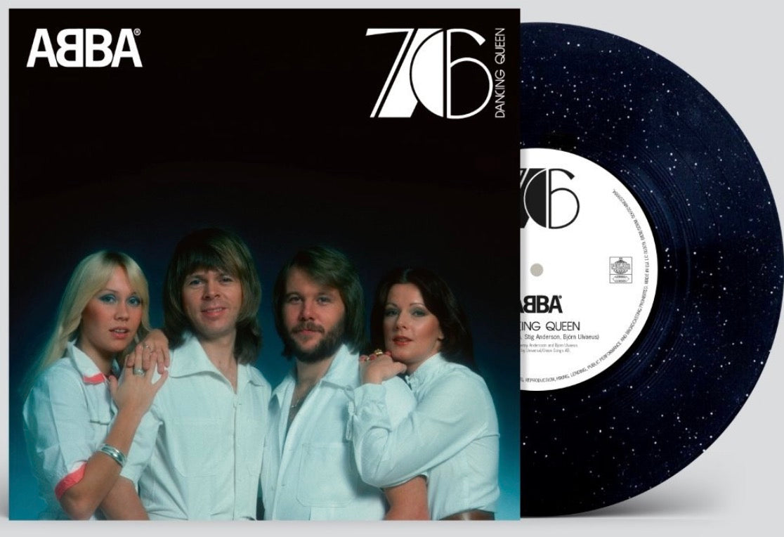 ABBA - Dancing Queen (Black Sparkle 10”)
