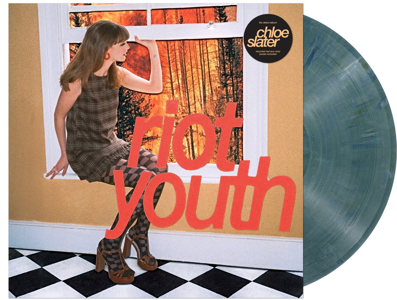 Chloe Slater - Riot Youth (Indie Exclusive) Eco Blue Vinyl + Poster