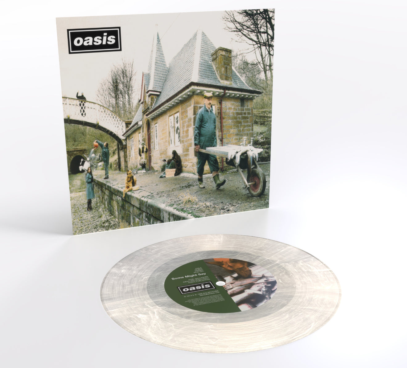 Oasis - Some Might Say - Pearl 7" Vinyl 30th Anniversary