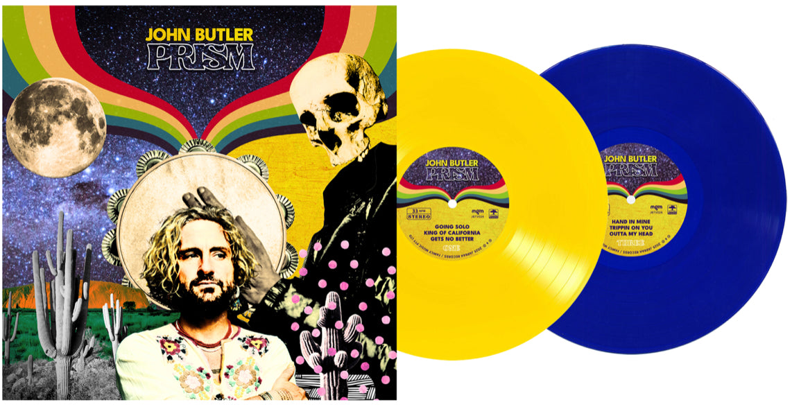 John Butler - Prism - Yellow & Blue Limited Edition 2 x LP