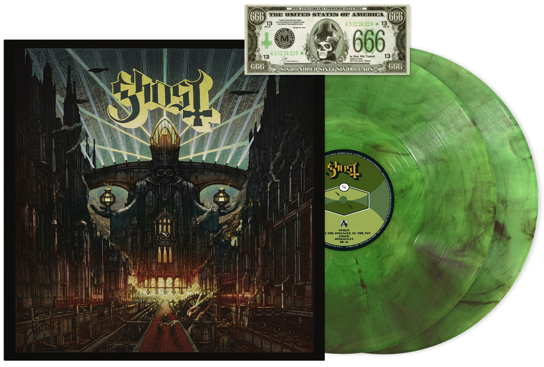 Ghost - Meliora Deluxe 10th Anniversary Vinyl (NAD 25 Green Smoke) Vinyl