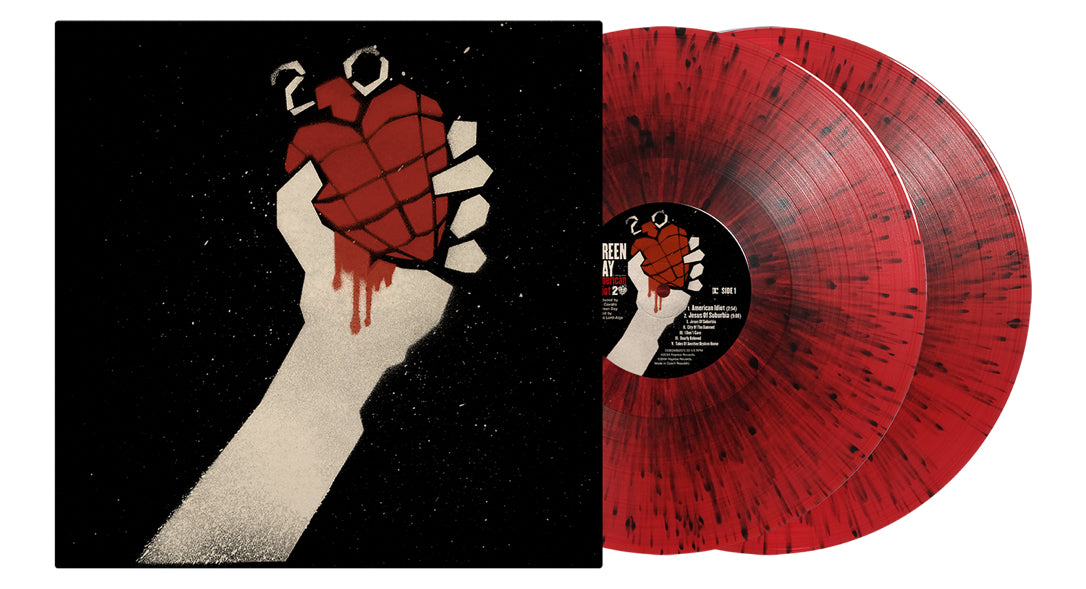 Green Day - American Idiot (20th Anniversary Edition): Limited Red w/ Black Splatter Vinyl 2LP