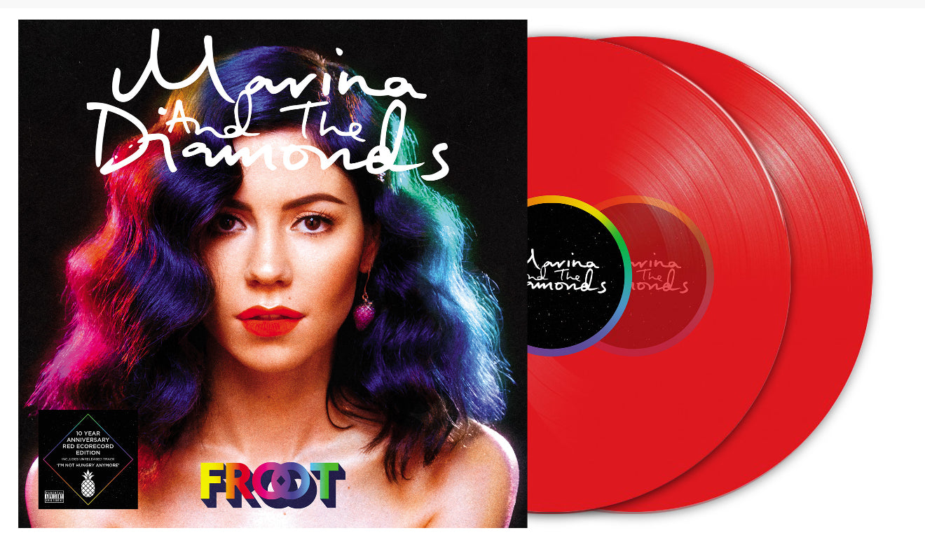 Marina and the Diamonds - Froot (10 Year Anniversary Red Eco Vinyl) - open copy
