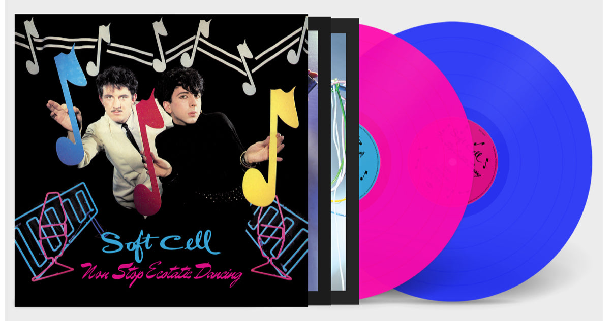 Soft Cell - Non-Stop Ecstatic Dancing Pink & Blue Vinyl