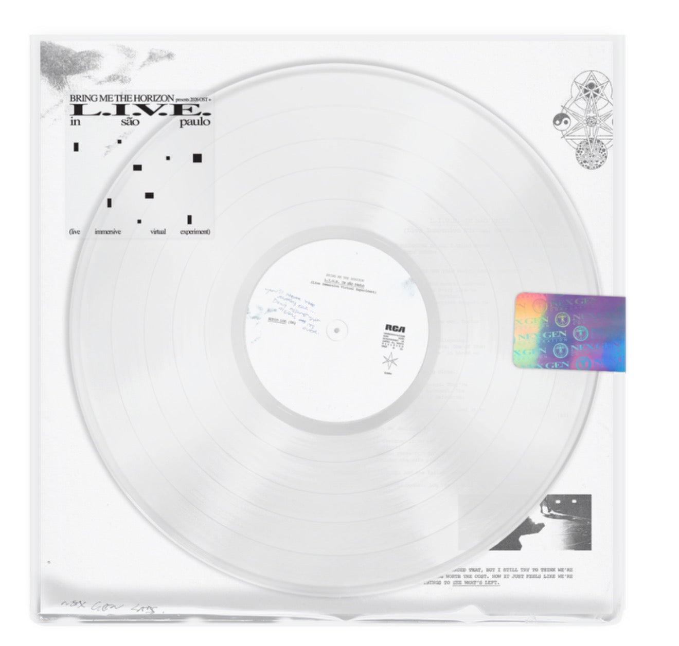 Bring Me the Horizon - L.I.V.E. in São Paulo - Crystal Clear Vinyl