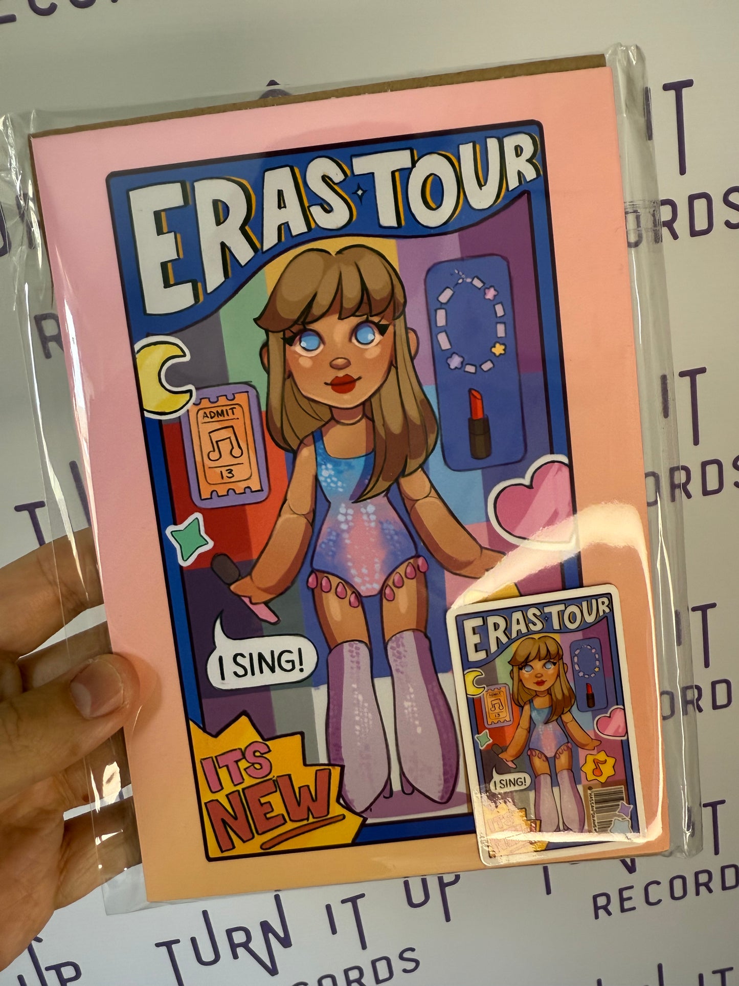 Taylor Eras Doll A5 Print and Sticker