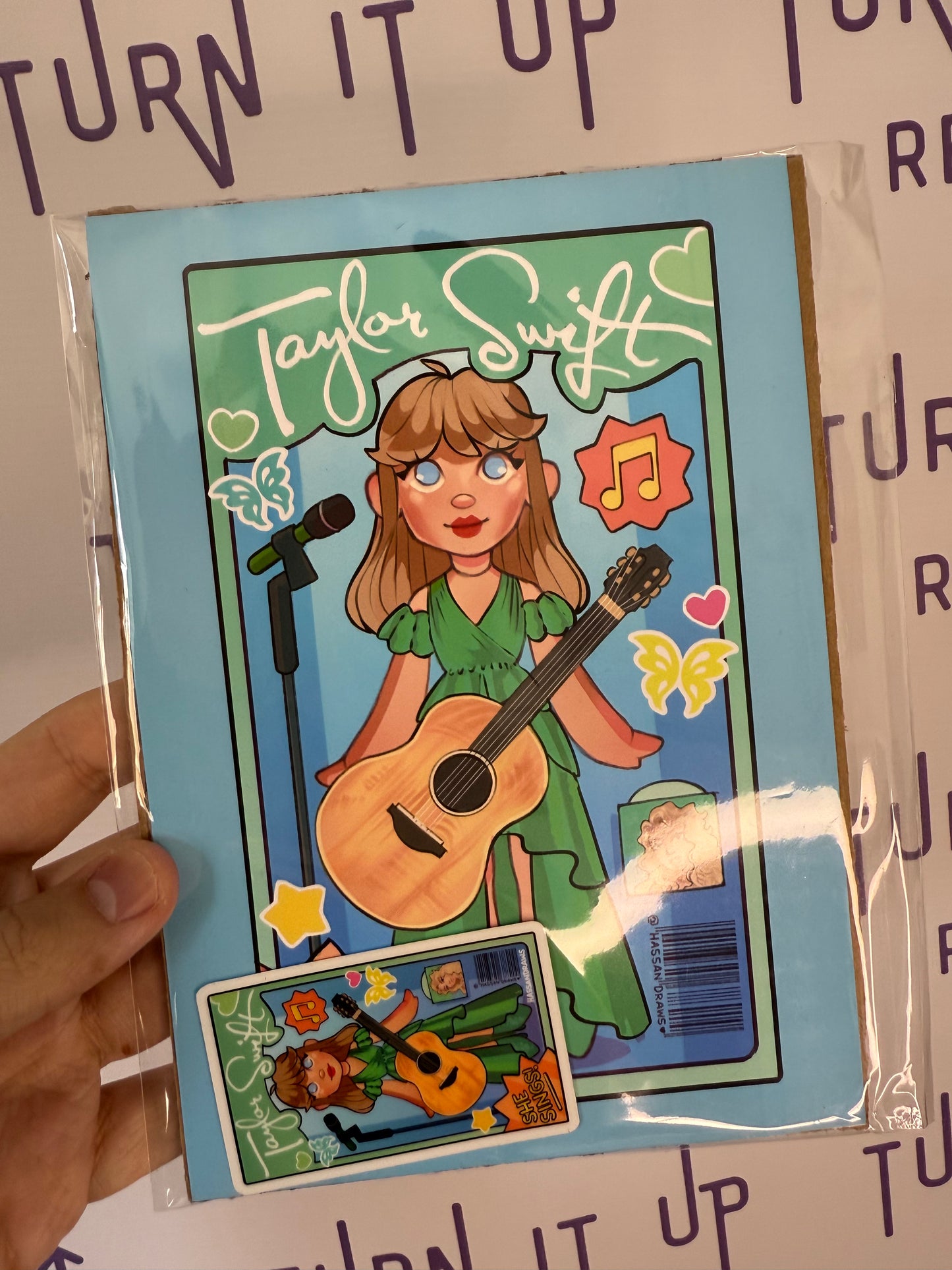 Taylor Eras Doll A5 Print and Sticker