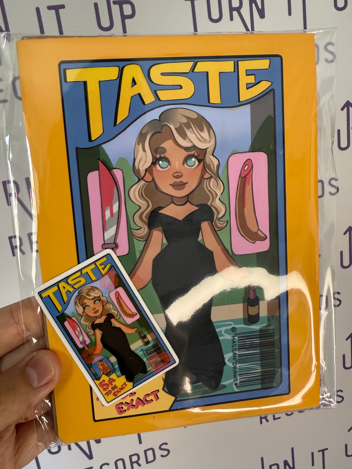Sabrina Taste Doll A5 Print and Sticker