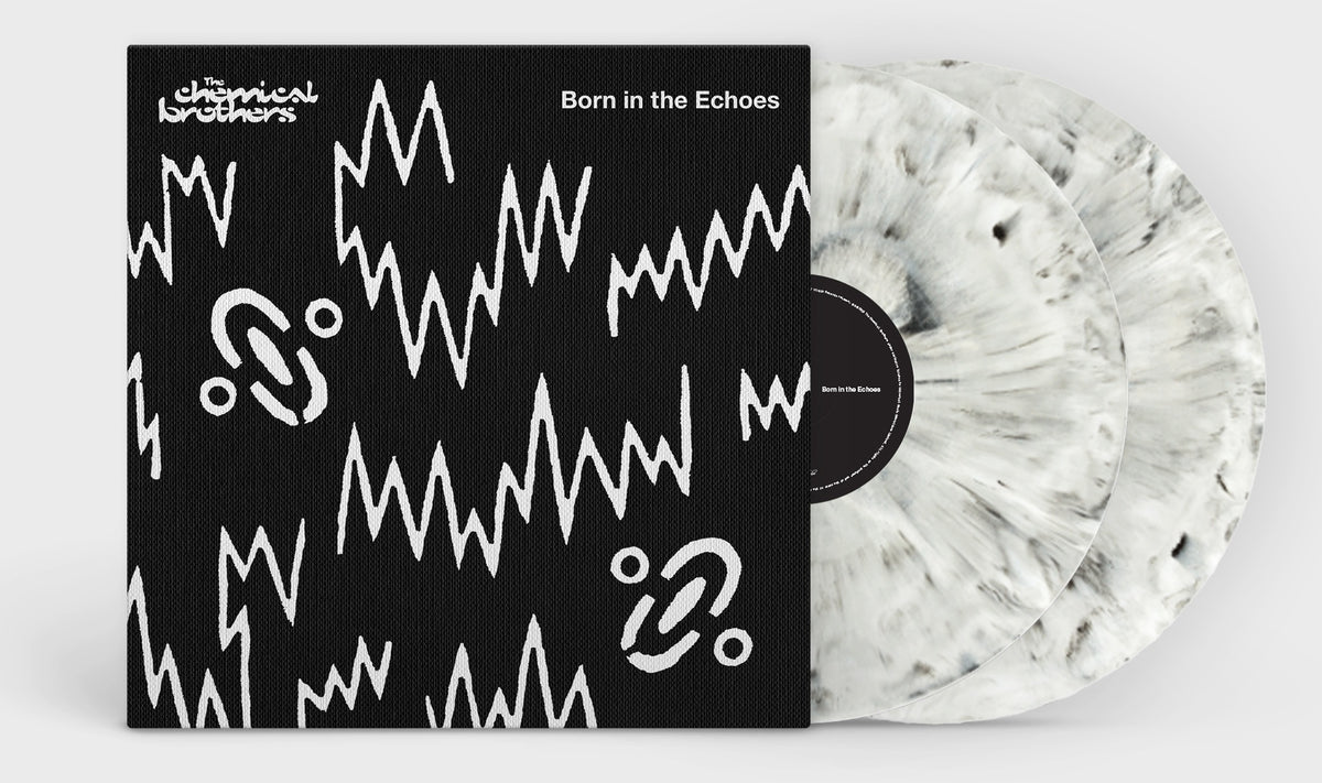 The Chemical Brothers - Born In The Echoes White Marble 2LP vinyl with sleeve