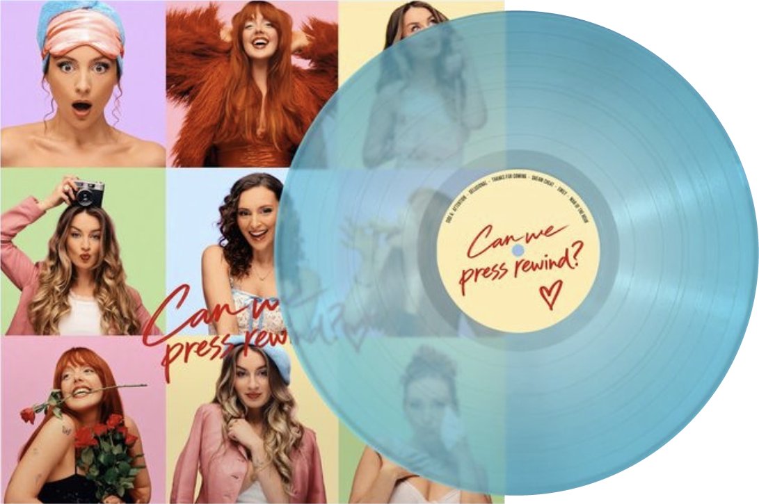 Remember Monday - Can We Press Rewind transparent blue vinyl LP with sleeve