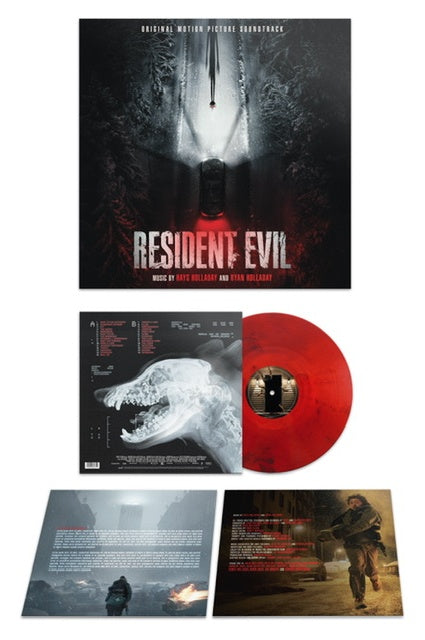 Resident Evil (Original Motion Picture Soundtrack) 1LP Red Smoke vinyl with sleeve and inserts