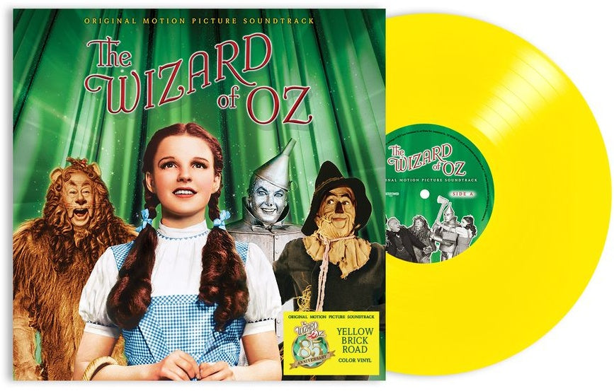 The Wizard Of Oz Original Motion Picture Soundtrack - Yellow Vinyl LP with sleeve