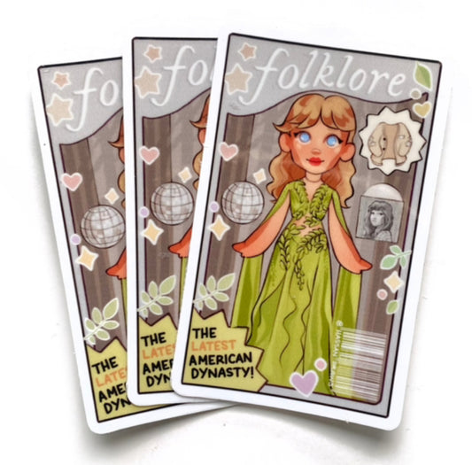 Folk Eras Doll Sticker