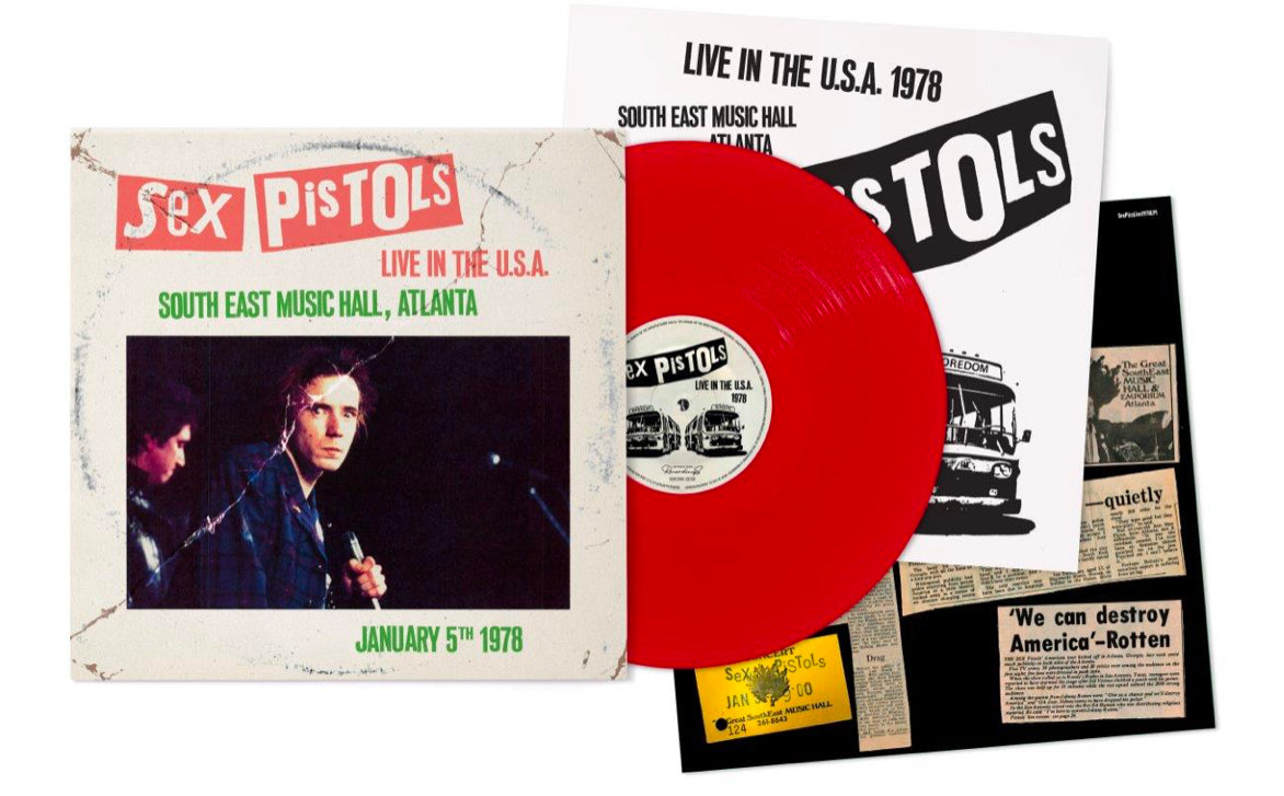 Sex Pistols - Live In The U.S.A 1978 – Atlanta Red Vinyl