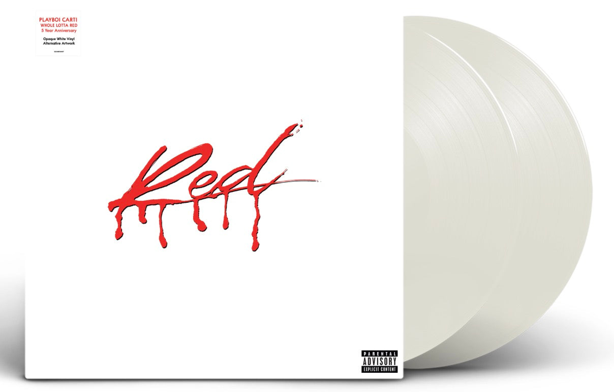 Playboi Carti - Whole Lotta Red (5 Year Anniversary Edition) Rain Cloud White Opaque Vinyl