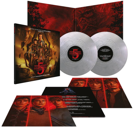 Kyle Dixon & Michael Stein Stranger Things 5 (Original Score - Volume Two) Metallic Silver 2 x LP