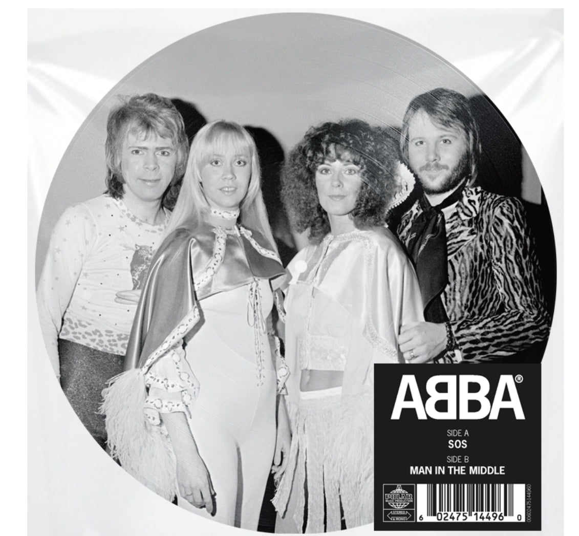 ABBA - SOS / Man In The Middle 7” Picture Disc