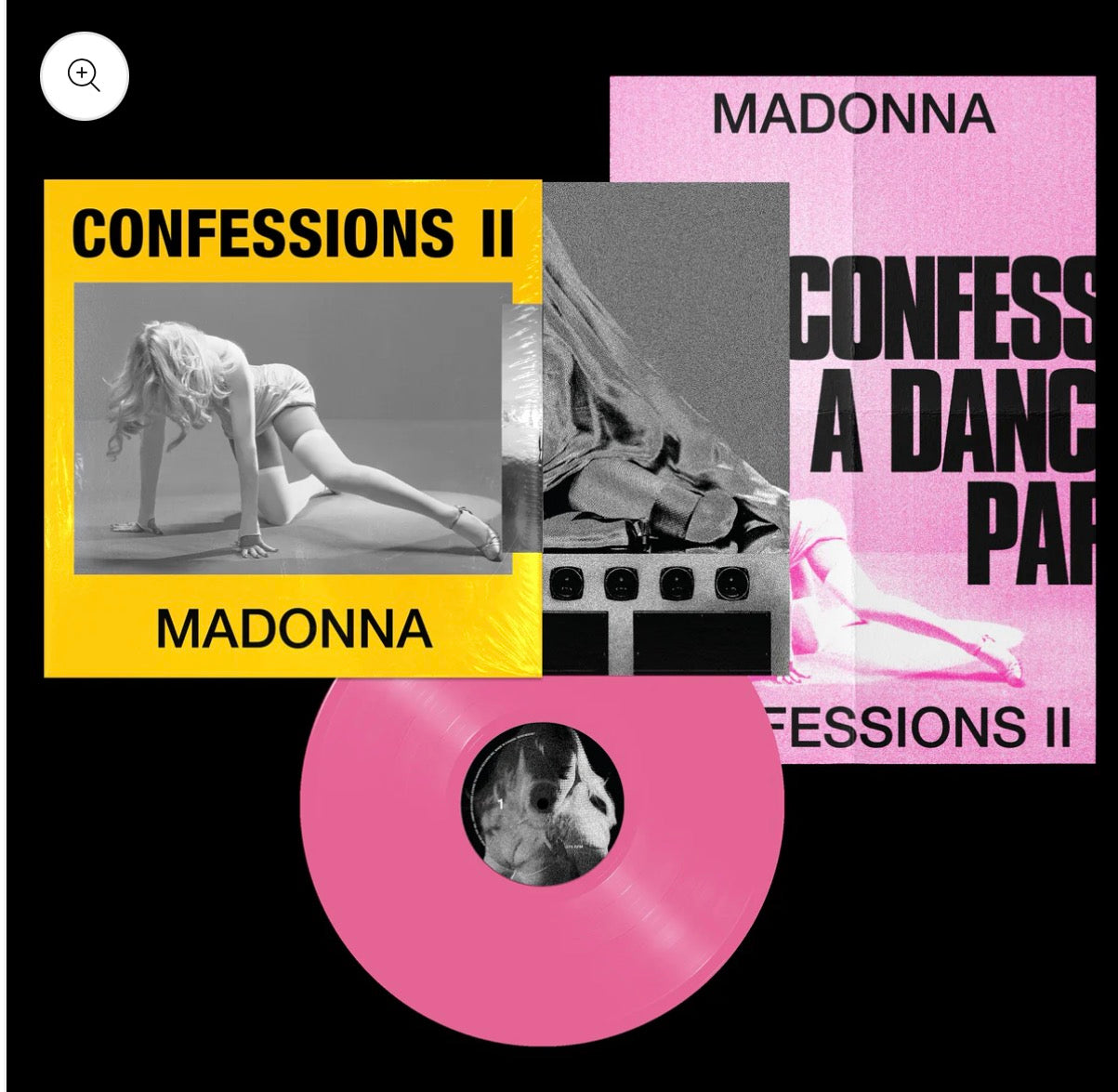 Madonna - Confessions II, 12 Track Pink, Alt Cover (Indie-Ecomm Vinyl Exclusive)