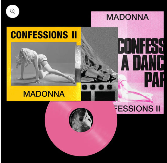 Madonna - Confessions II, 12 Track Pink, Alt Cover (Indie-Ecomm Vinyl Exclusive)