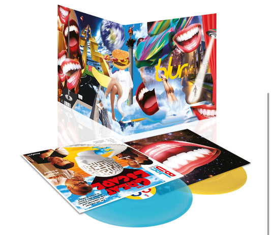 Blur - The Great Escape (30th Anniversary) 2LP Yellow & Turquoise vinyl
