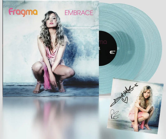 FRAGMA - EMBRACE (ICE BLUE X2LP) + SIGNED PRINT