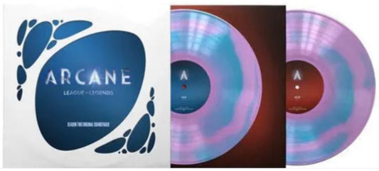 Arcane League of Legends Season 2 limited edition Pink/Blue Marble LP