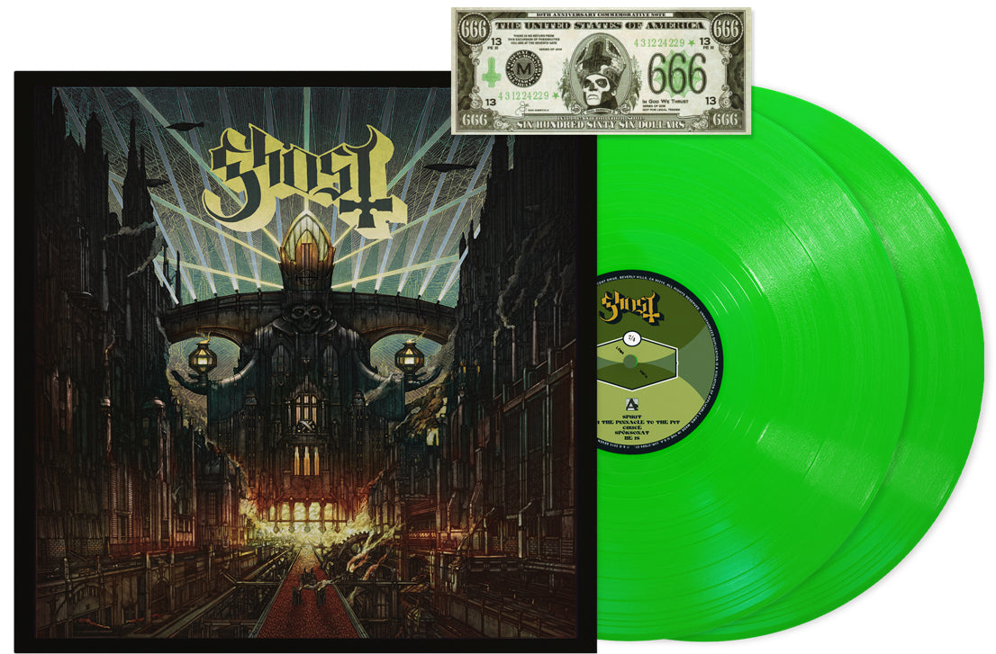 Ghost - Meliora Deluxe 10th Anniversary Neon Green Vinyl