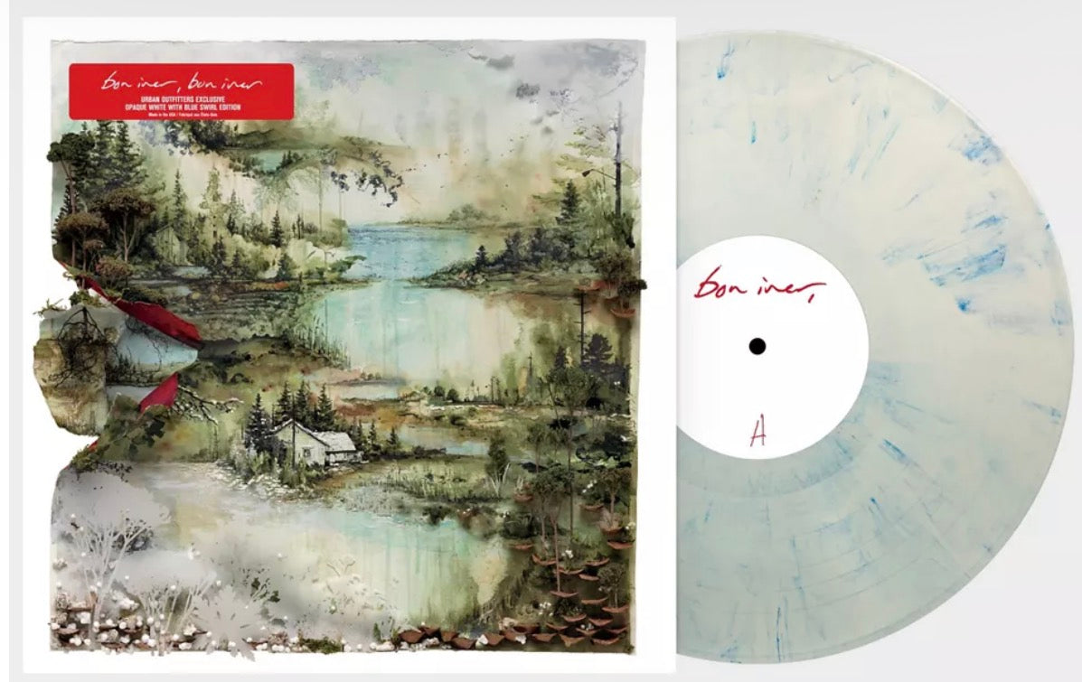 Bon Iver - Bon Iver (Blue & White Swirl Import)