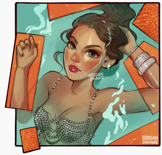 Showgirl Doll Sticker