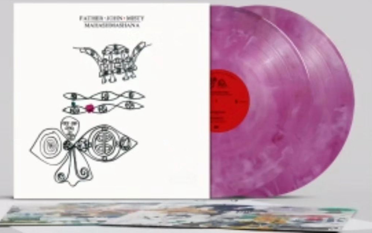 Father John Misty - Mahashmashana - Indie Exclusive Red & Silver Marble Vinyl