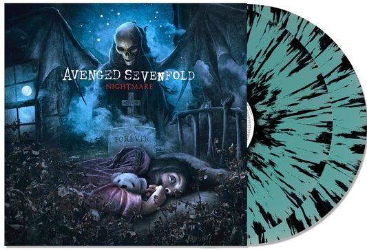 Avenged Sevenfold - Nightmare - Electric Blue/Black Splatter Vinyl