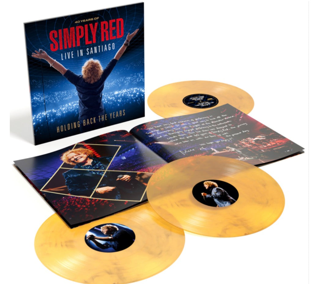 Simply Red - Holding Back The Years: Live In Santiago (3LP Coloured LP)