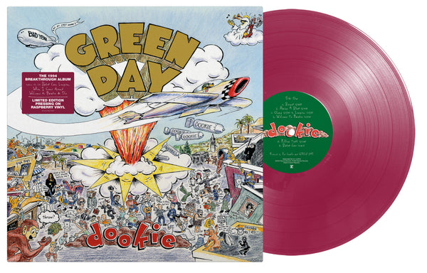 Green Day - Dookie - Raspberry Vinyl – Turn It Up Records UK