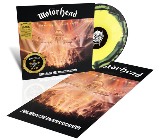 Motörhead - No Sleep 'Til Hammersmith (Live) (50th Anniversary Edition) Yellow & Black Limited Edition Vinyl