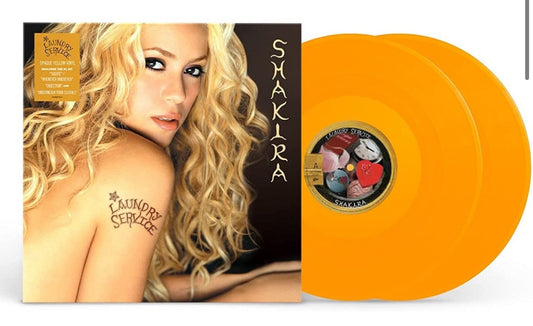 Shakira – Laundry Service: 20. Jubiläum, limitierte Auflage, orangefarbenes Vinyl, 2LP