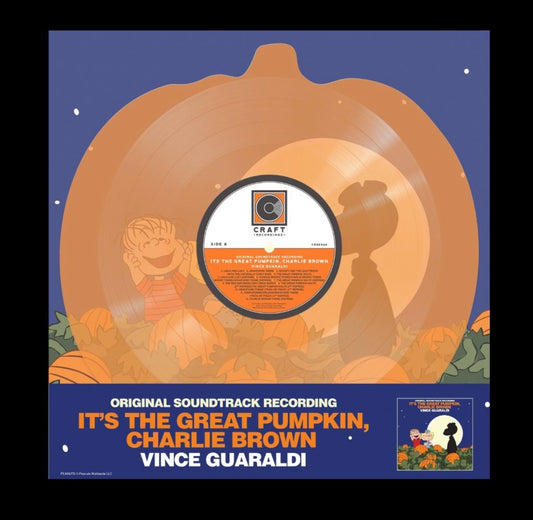 IT'S THE GREAT PUMPKIN (CHARLIE BROWN): PUMPKIN SHAPED ORANGE VINYL LP