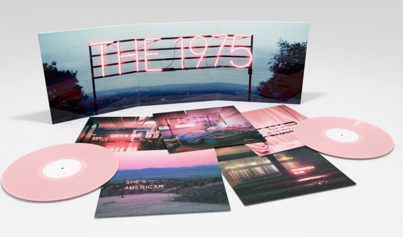The 1975 - I like it when you sleep, for you are so beautiful yet so unaware of it - 2 x Pink LP & 17 Art Cards