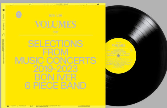 Bon Iver - "VOLUMES: ONE "SELECTIONS FROM MUSIC CONCERTS 2019-2023 BON IVER 6 PIECE BAND