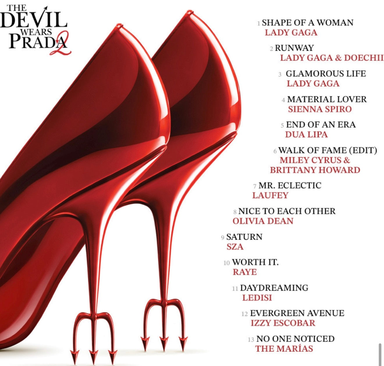Devil Wears Prada 2 OST Black LP