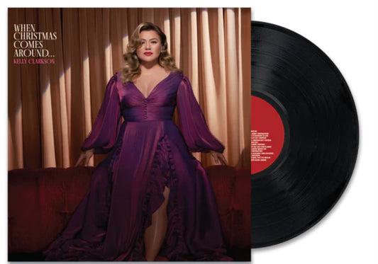 KELLY CLARKSON - WHEN CHRISTMAS COMES AROUND - BLACK VINYL