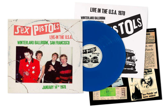 Sex Pistols - Live In The U.S.A 1978 – San Francisco Blue Vinyl