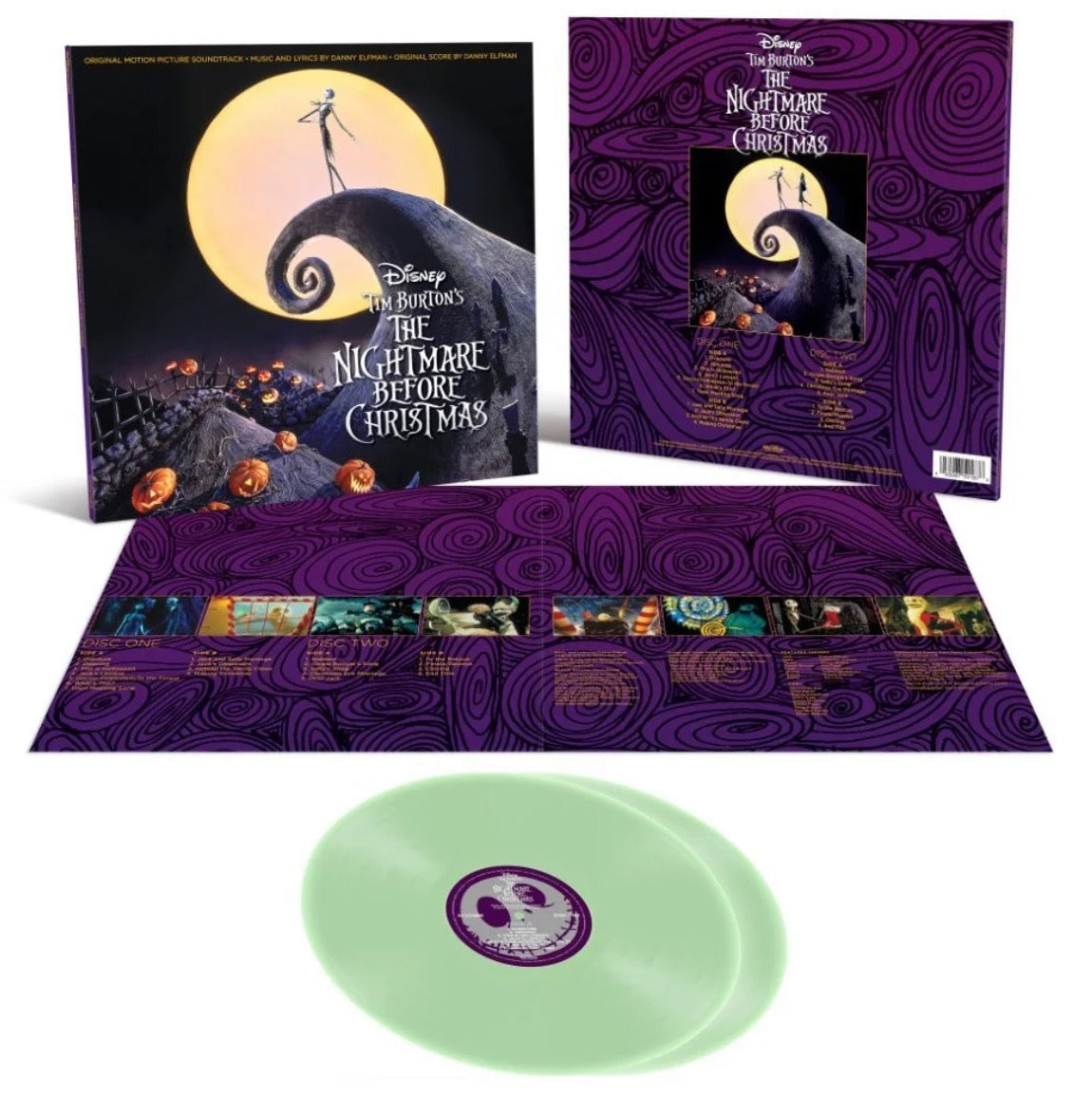 The Nightmare Before Christmas Glow in the Dark 2LP Limited Edition