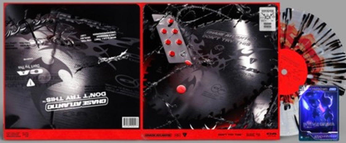 Chase Atlantic - DON'T TRY THIS [Clear vinyl with red & orange smush and black & white splatter]