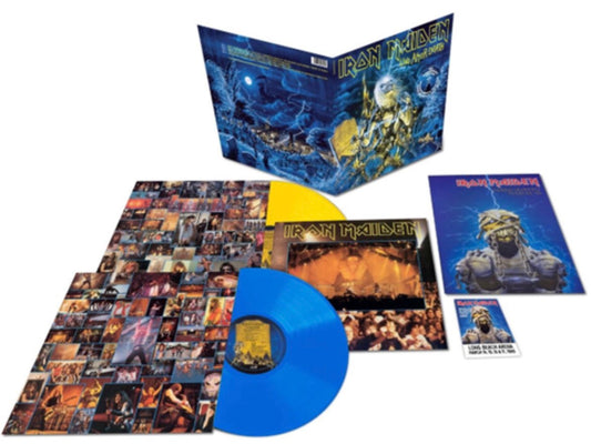 Iron Maiden - Live After Death 40th Anniversary Ltd Edition Collectors 2LP Blue & Yellow vinyl